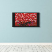 Friendship Bracelets Tree Canvas Afdruk (Insitu (Houten vloer))