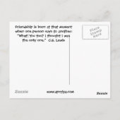 Friendship Briefkaart (Achterkant)