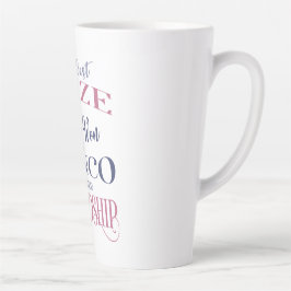 Friendship Bunco Beste Prijs Typografie Latte Mok