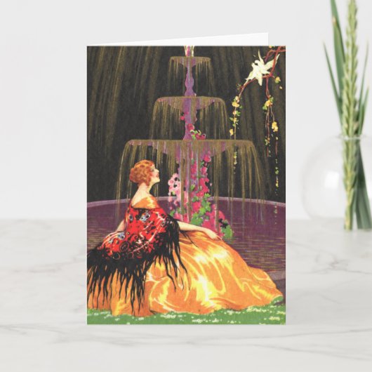 Friendship Card - De fontein Kaart (Voorkant)