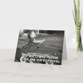 Friendship Card - Pedal Car - Road Trip Kaart