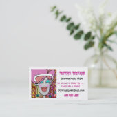 Friendship Cards - SCC Pattern Pastel Visitekaartje (Staand voorkant)