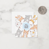 Friendship Cats Notitiekaartje (Voorkant / Achterkant in situ)