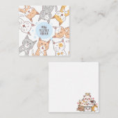 Friendship Cats Notitiekaartje (Voorkant / Achterkant)