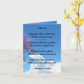Friendship Cherry Blossom Card Kaart (Gele Bloem)