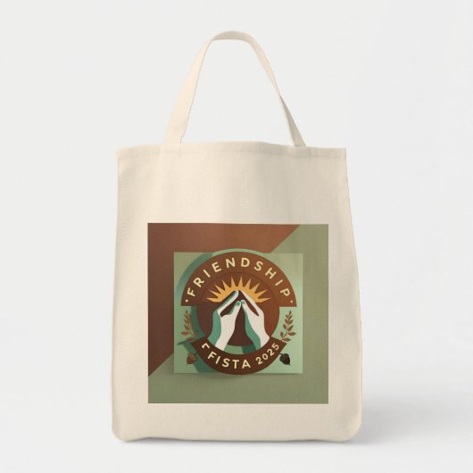 Friendship Chestnut Fiesta Tote Bag (Voorkant)