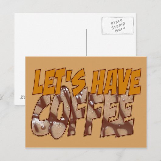 Friendship Coffee Briefkaart (Voorkant / Achterkant)