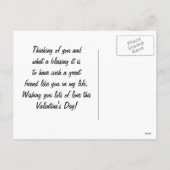 Friendship Coffee Cups Valentijnsdag Kaart (Achterkant)