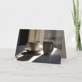 Friendship Coffee Cups Wenskaart Kaart