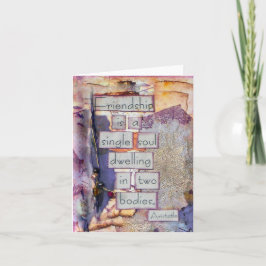 Friendship Collage | Vriendschap is één enkele bro Kaart