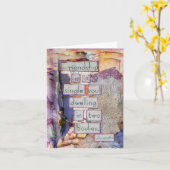 Friendship Collage | Vriendschap is één enkele bro Kaart (Gele Bloem)