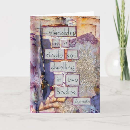 Friendship Collage | Vriendschap is één enkele bro Kaart (Voorkant)