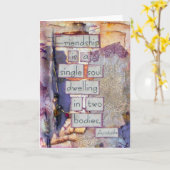 Friendship Collage | Vriendschap is één enkele bro Kaart (Gele Bloem)