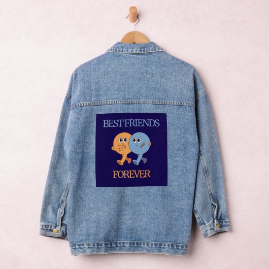 FRIENDSHIP DAY BEST FRIENDS FOREVER, MATCHING DENIM JACKET (Hangar)
