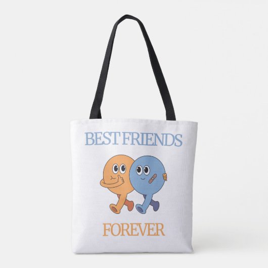 FRIENDSHIP DAY BEST FRIENDS FOREVER, MATCHING TOTE BAG (Achterkant)