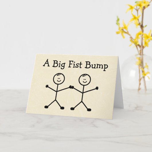 Friendship Day Card voor mannen BFF Kaart (Gele Bloem)