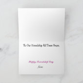 Friendship Day for Gal Pals BFF-kaart Kaart (Binnen)