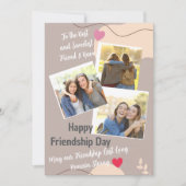 Friendship Day Invitation card Kaart (Voorkant)