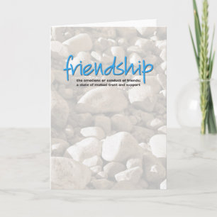 Friendship Definition Inspiration Card Kaart