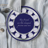 Friendship Diamond Ronde Button 6,0 Cm (In situ)