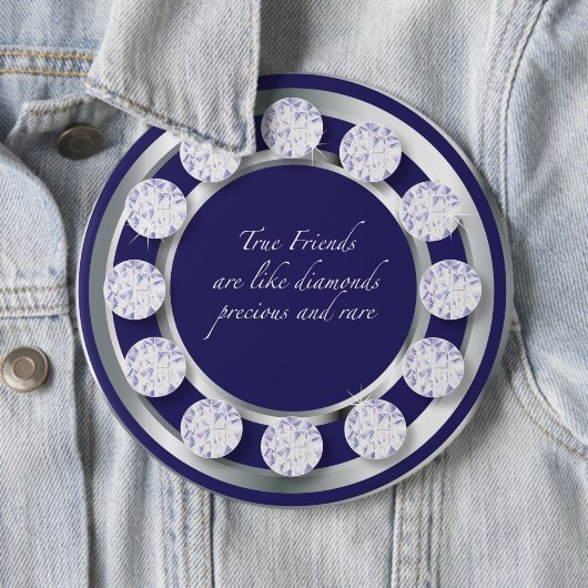 Friendship Diamond Ronde Button 6,0 Cm (In situ)