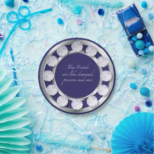 Friendship Diamonds Papieren Bordje (Feest)