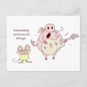 FRIENDSHIP-ENDURES BRIEFKAART