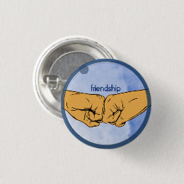 Friendship Fist Bump Ronde Button 3,2 Cm