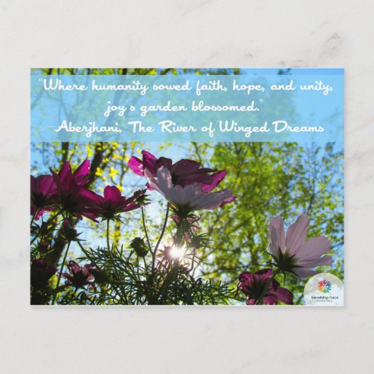 Friendship Force Garden Briefkaart (Voorkant)