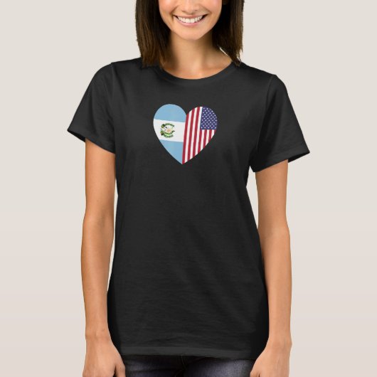 Friendship Forever America en Guatemala T-shirt (Voorkant)