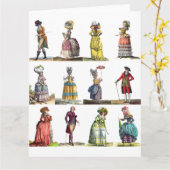 Friendship French Mode Regency Marie Antoinette Kaart (Gele Bloem)