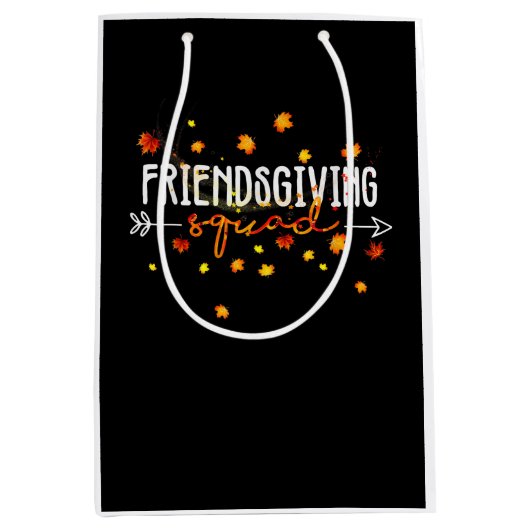 Friendship Friendship Friendsgiving Squad Thanksgi Medium Cadeauzakje (Voorkant)