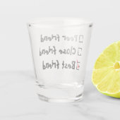 Friendship Game Shot Glas (Achterkant)