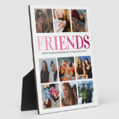 Friendship Gift | Friend Photo Collage Fotoplaat (Zijkant)