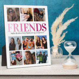Friendship Gift | Friend Photo Collage Fotoplaat