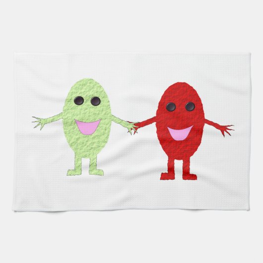 Friendship Grapes Kitchen Towel Theedoek (Horizontaal)