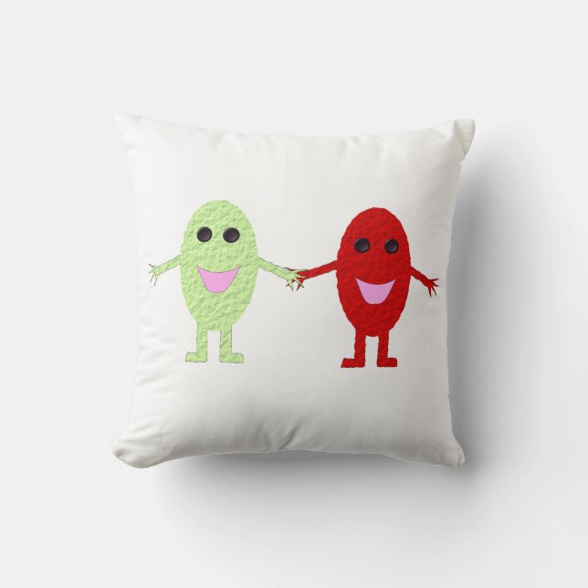 Friendship Grapes Pillow Kussen (Voorkant)