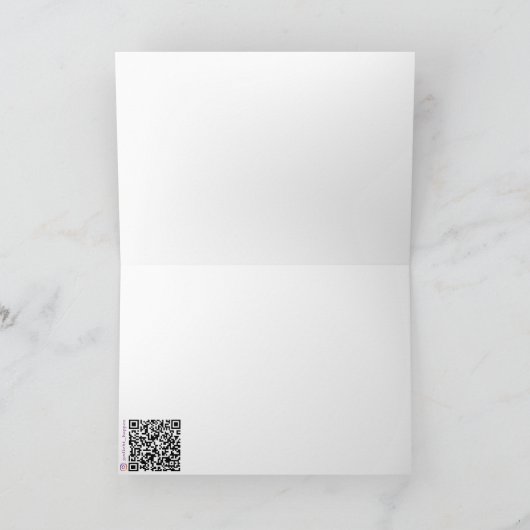 Friendship Greeting Card To Say "Thank you" Kaart (Binnen)