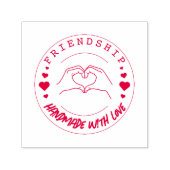 Friendship Handmade with Love Craft Stamp– Zelfinktende Stempel (Design)
