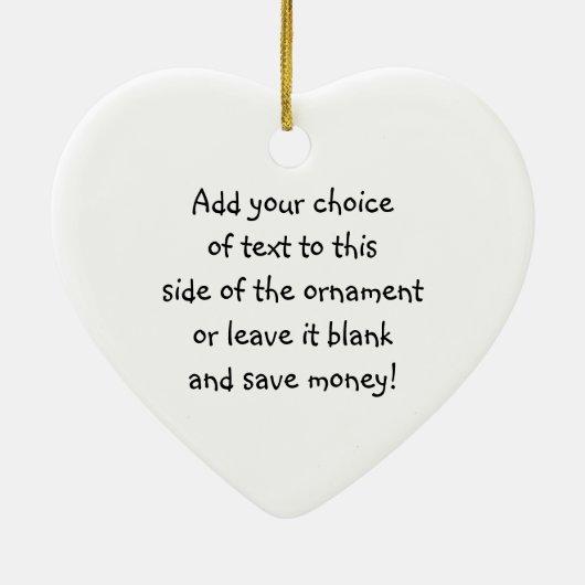 Friendship Heart One Keepomwille Ornament (Achterkant)