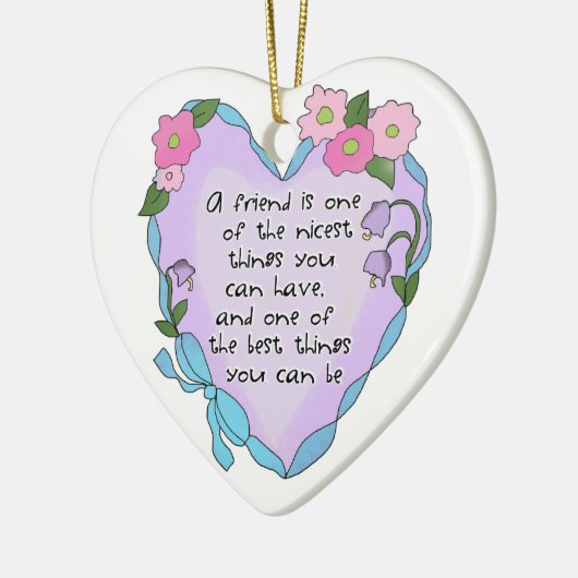 Friendship Heart One Keepomwille Ornament (Links)