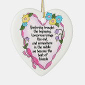 Friendship Heart Three Keepomwille Ornament (Rechts)