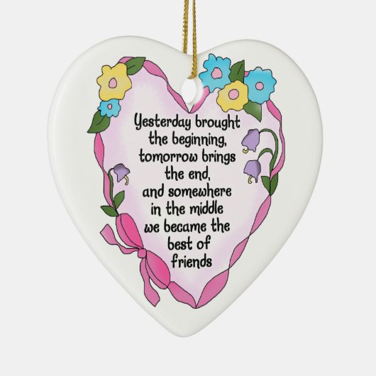 Friendship Heart Three Keepomwille Ornament (Rechts)