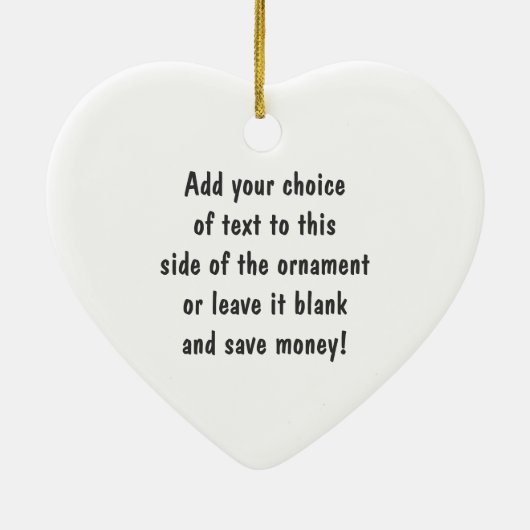 Friendship Heart Three Keepomwille Ornament (Achterkant)