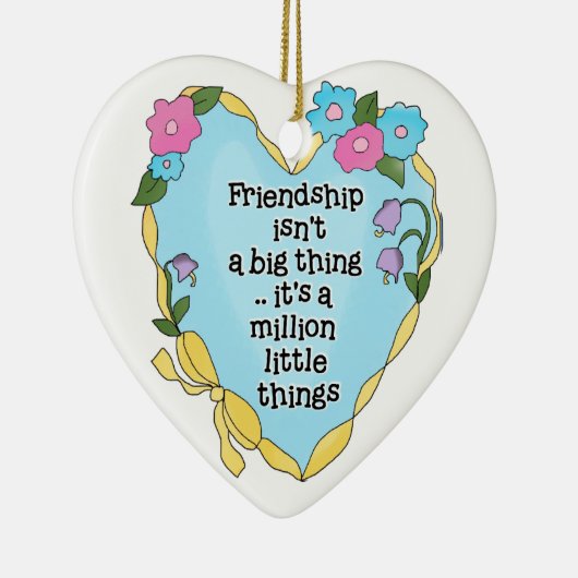 Friendship Heart Two Keepomwille Ornament (Rechts)
