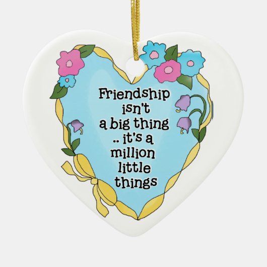 Friendship Heart Two Keepomwille Ornament (Voorkant)