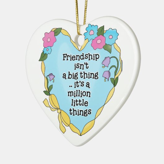 Friendship Heart Two Keepomwille Ornament (Links)
