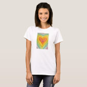 Friendship Hearts Rainbow Gepersonaliseerd Love Sh T-shirt (Voorkant volledig)