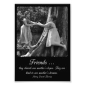 Friendship Henry David Thoreau Quote Foto Afdruk (Voorkant)