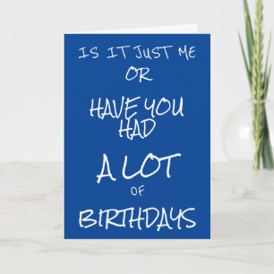 **FRIENDSHIP HUMOR** VOOR "ALLE" DIE BIRTHDAYS!!!  KAART